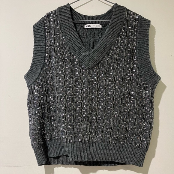 ZARA Limited edition beaded vest - Picture 1 of 7